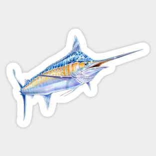 Blue Marlin Sticker